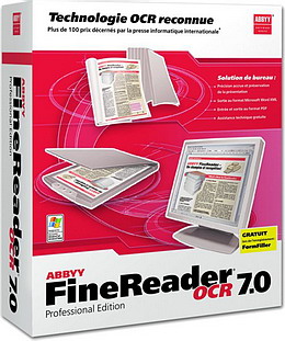 FineReader 7 Professional Upgrade box