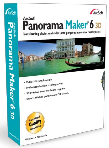arcsoft panorama maker 6 3d