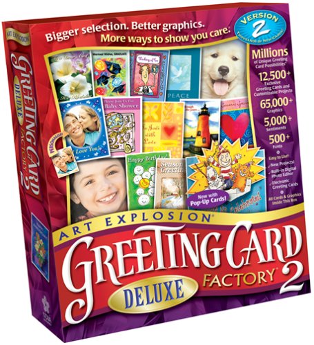 Art Explosion Greeting Card Factory 2 DeLuxe box