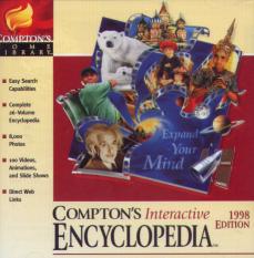 Compton's Interactive Encyclopedia 1998 box