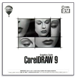 CorelDraw 9 Graphics Suite OEM box
