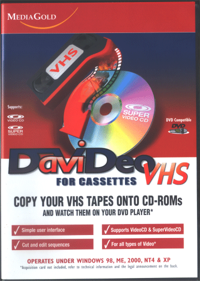 MediaGold DaviDeo VHS