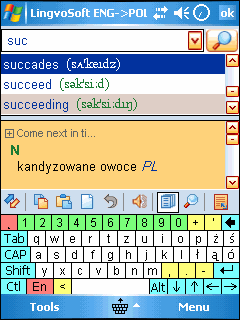 LingvoSoft Talking Dictionary 2008 English Polish for Pocket PC box