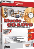 Music on CD & DVD box