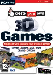 Create Your Own 3D Games box