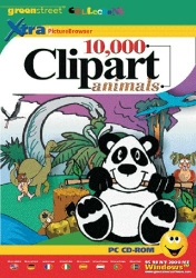 10,000 Clipart Animals box