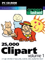 25,000 Clip Art Volume 1 box
