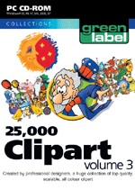 25,000 Clip Art Volume 3 box