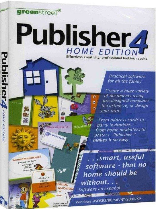Publisher 4 Home box