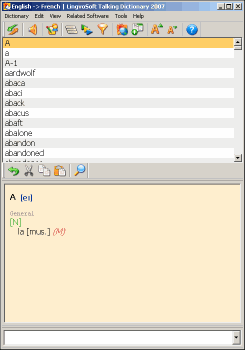 LingvoSoft Talking Dictionary  to Spanish