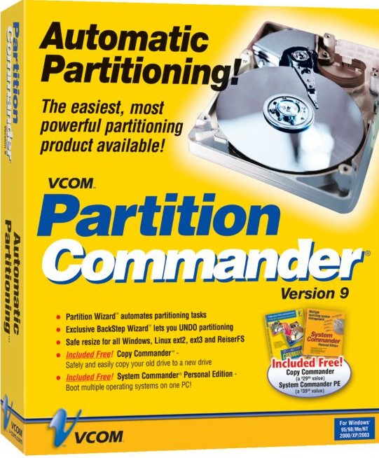 Partition Commander 8 box