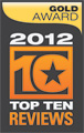 Top Ten Reviews Gold Award for DeskTop publishing Software